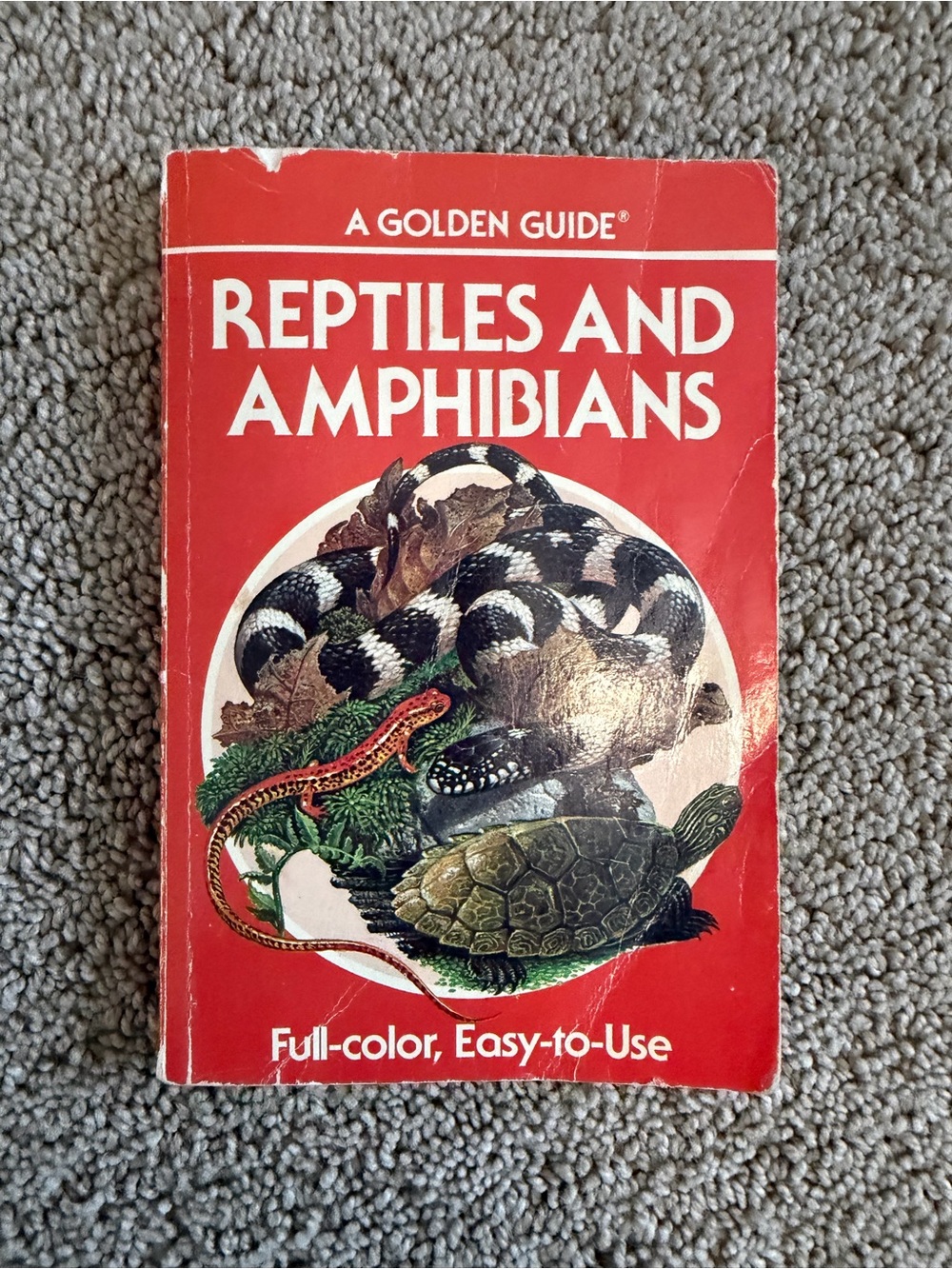 Vintage Golden Guide: Reptiles and Amphibians (1987 Revised Edition)